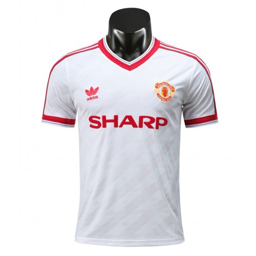 Manchester United Dres Retro Gostujući 1986 Kratkih Rukava Manchester United Dres Retro Gostujući 1986 Kratkih Rukava